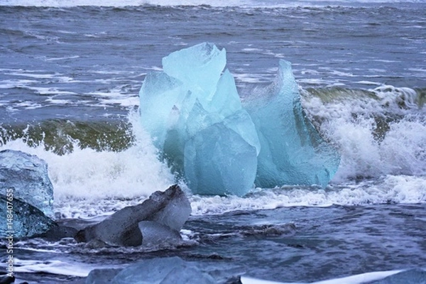 Fototapeta Eisberge in Island