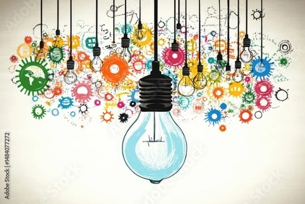 Fototapeta Innovative ideas from diverse sources