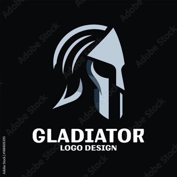 Fototapeta Gladiator Vector Logo Design