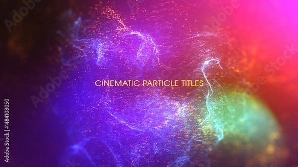 Obraz Cinematic Particles Titles