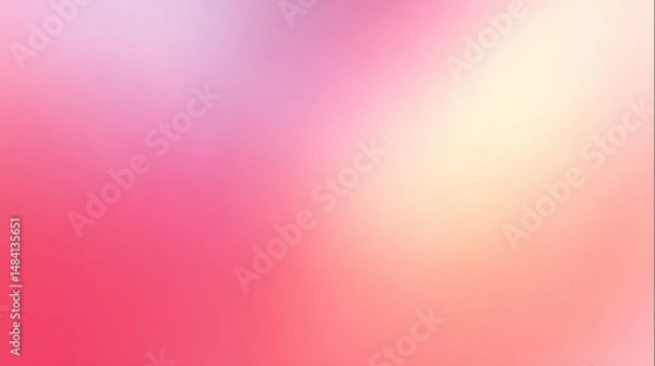 Obraz A bright gradient background transitioning softly from baby pink to white, creating a gentle and soothing effect. The smooth transitions between the soft tones evoke a peaceful, serene atmosphere, ide