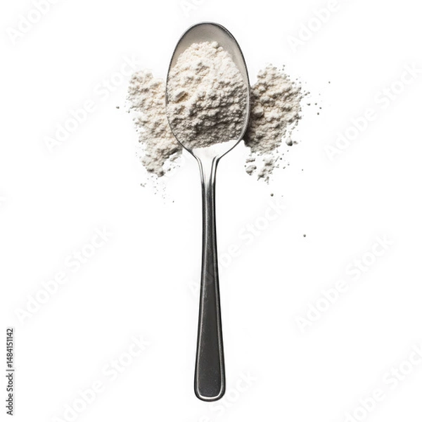 Obraz Spoonful of fine light powder