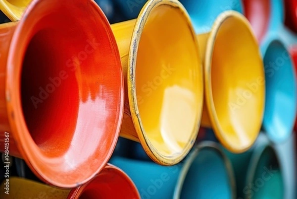 Obraz colourful megaphone