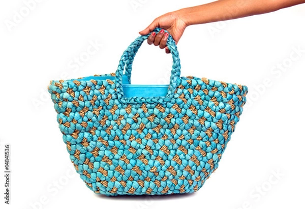 Obraz Summer beach bag hand
