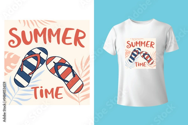 Obraz Vector summer t shirt design