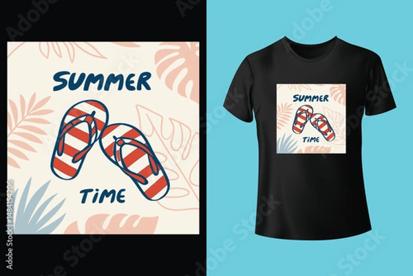 Obraz Vector summer t shirt design