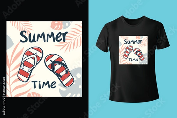 Obraz Vector summer t shirt design