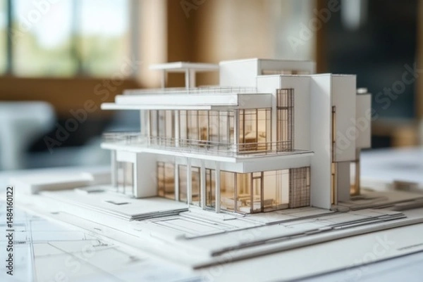Fototapeta 3D replica of model house