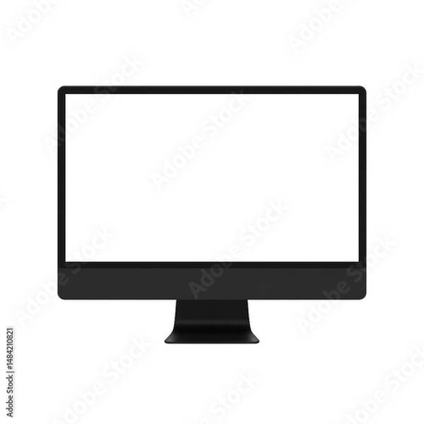 Obraz Floating Monitor Mockup