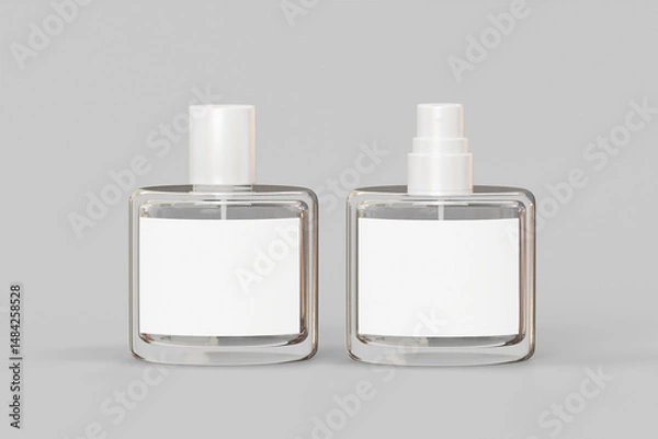 Fototapeta Perfume Bottle Mockup. 3D Render