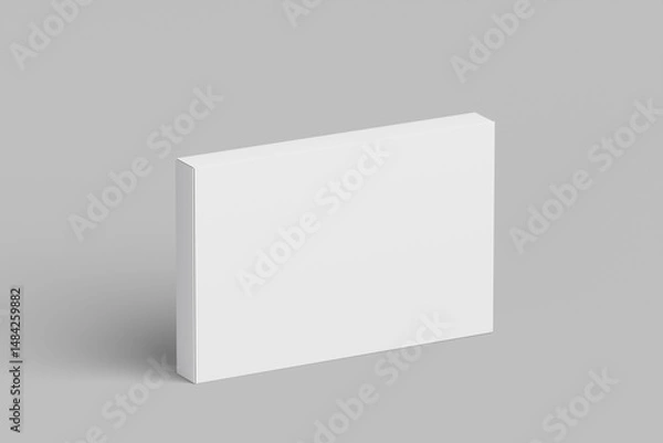 Fototapeta Pill Tablet Box Mockup. 3D Render