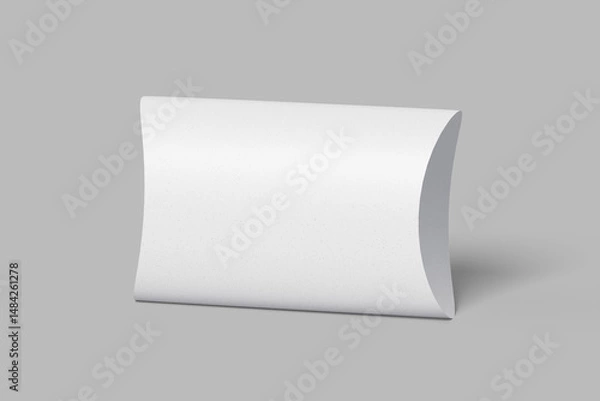 Fototapeta Pillow Box Mockup. 3D Render