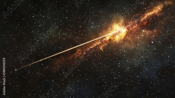 Obraz Celestial explosion in space