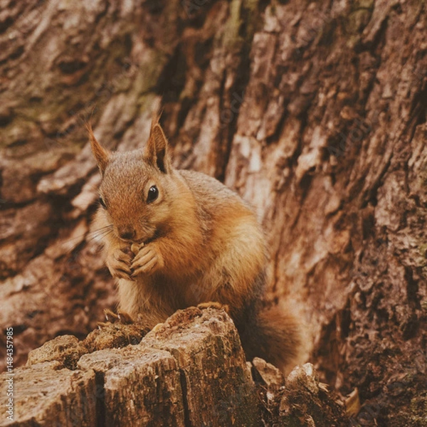 Obraz squirrel in the forest