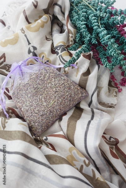 Obraz Lavender sachet with dried flowers