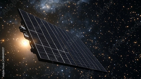 Obraz Space solar panel