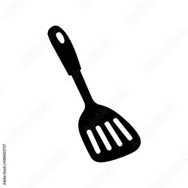 Obraz spatula glyph icon