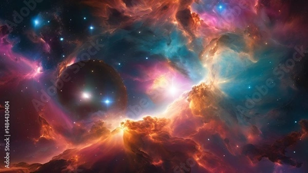 Fototapeta space nebula space