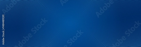 Fototapeta Modern blue lines abstract background with simple line blend contours. Modern blue presentation background. vector ilustration