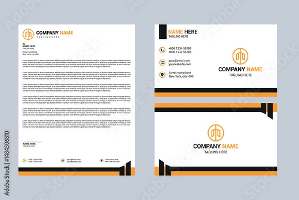 Obraz corporate identity template