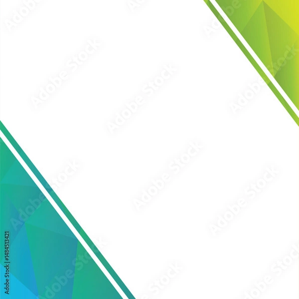 Fototapeta Abstract creative business grid matrix template design blue green yellow corporate template for poster and banner vector editable format in white background