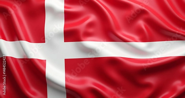 Fototapeta flag of denmark