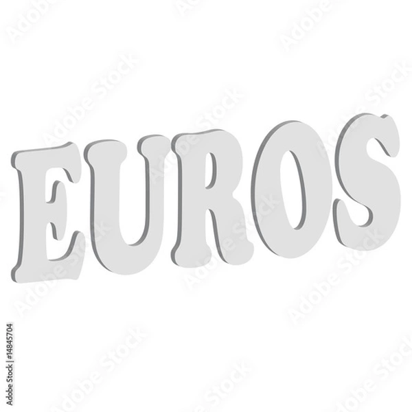 Obraz euros logo