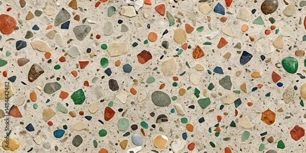 Obraz Modern Minimalist Ceramic Tile With Linear Texture