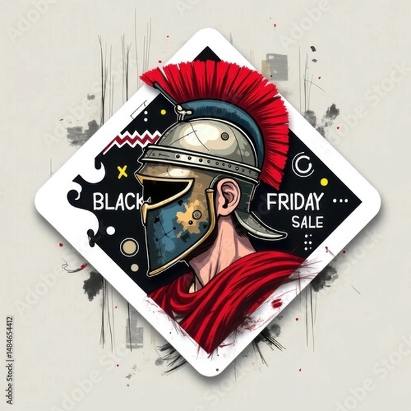 Obraz Sticker - Black Friday. Vector style. 