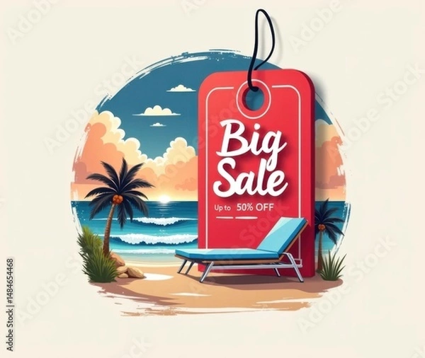 Obraz Sticker - Black Friday. Vector style. 