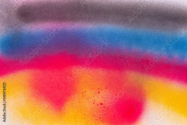 Fototapeta カラフルなスプレー塗料で塗った背景