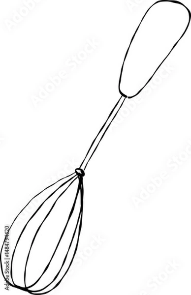 Obraz Wire whisk for beating