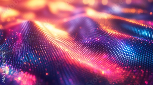 Fototapeta abstract background with colorful lights