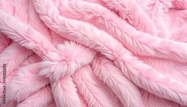 Obraz pink wool fabric