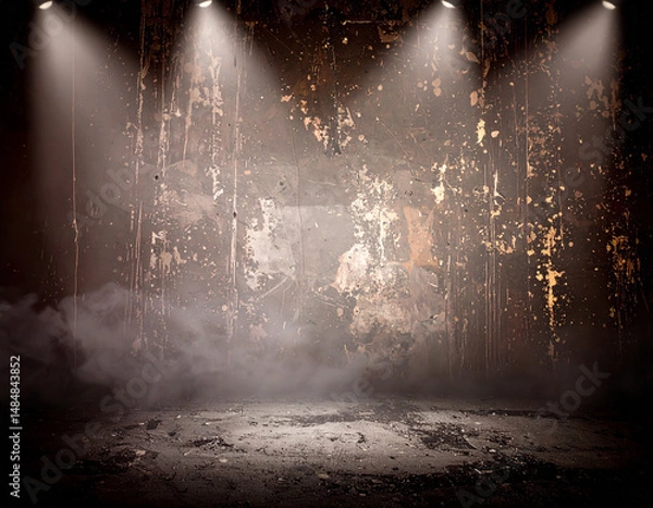 Obraz abstract grunge background with spotlight