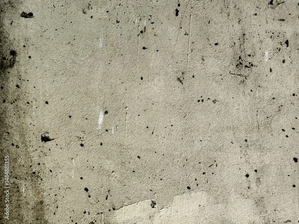 Fototapeta Wall fragment with scratches and cracks.Grunge Weathered Wall Texture with Peeling Paint for Industrial or Artistic Backgrounds.Retro Vintage Worn Wall Wallpaper.Decayed Cracked Rough Abstract Banner.