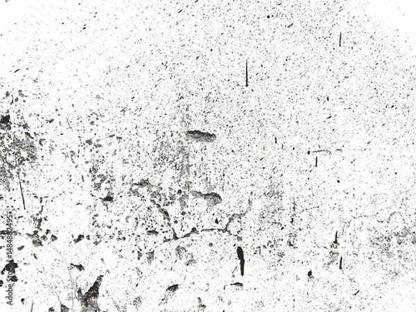 Fototapeta Vintage dirty grunge scan paper texture.Old worn overlay distressed background.Vintage scratched glitch effect for design.Monochrome retro grunge texture illustration.Dust overlay textured.Grain noise