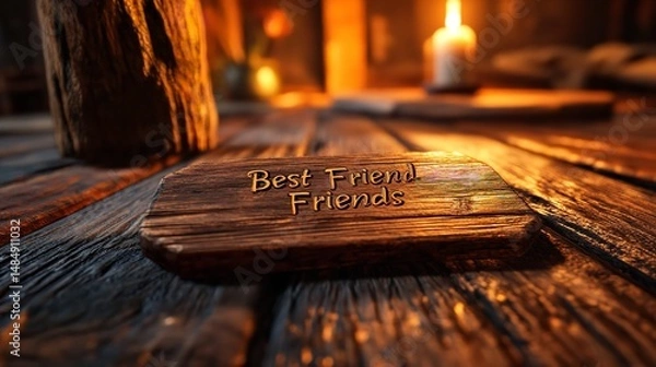 Fototapeta Water Bubble Sphere on a Calm Surface