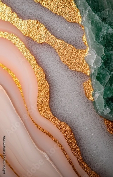 Obraz close up of a marble