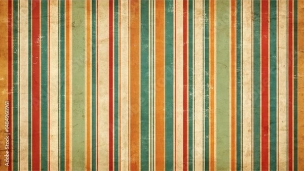 Fototapeta Distressed Stripes Pattern , worn, old,  worn, old, distressed, rustic
