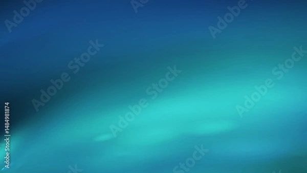 Fototapeta Blue green gradient blur background for digital design.