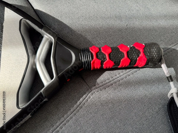 Fototapeta Detail of padel racket handle 