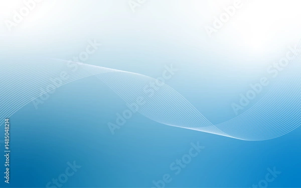 Obraz パステル背景に描かれた抽象的なグラデーションライン