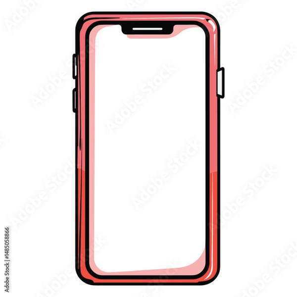 Obraz smart phone with blank screen