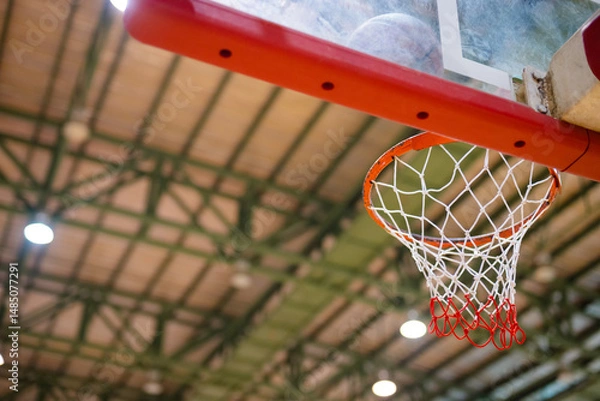 Fototapeta basketball hoop and net