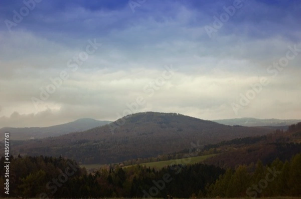 Obraz Wolken überm Land