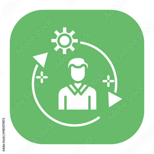 Fototapeta Change Management Icon
