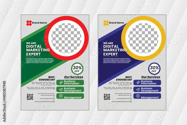 Obraz Modern Flyer Design