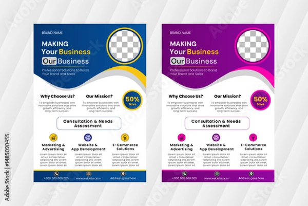 Obraz Modern Flyer Design