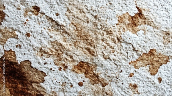 Obraz Realistic watercolor paper texture with natural paint stains and cold-pressed roughness. Perfect for artistic backgrounds, digital art, and creative projects. High-resolution, handmade feel.